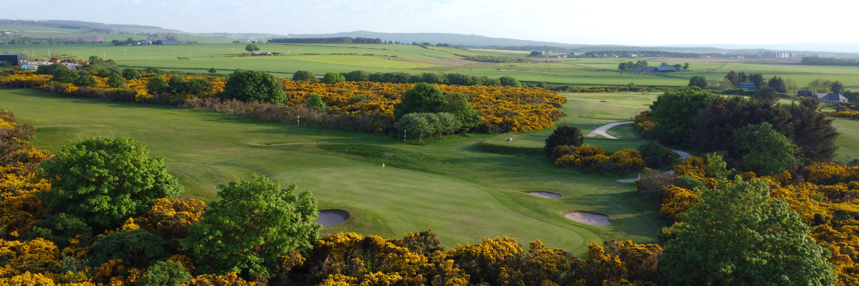 Golf course banner